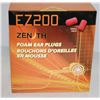 Image 1 : BOX OF 100 EZ200 FOAM EAR PLUGS 30 DECIBLE