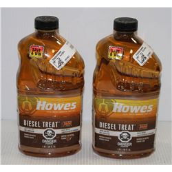LOT OF 2 HOWES DIESEL TREAT ANTI GEL 1.9L