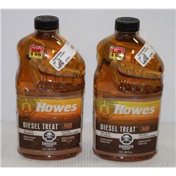 LOT OF 2 HOWES DIESEL TREAT ANTI GEL 1.9L