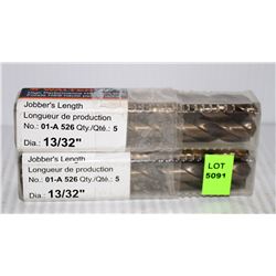 WALTER HIGH PREFORMANCE DRILL BITS 13/32"