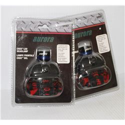 LOT OF 2 AURORA CREE LED HEAD LAMPS