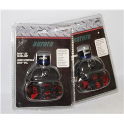 LOT OF 2 AURORA CREE LED HEAD LAMPS