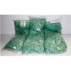 LOT OF 3 TOUGH STUFF 1703 LRG GREEN MOP HEAD