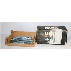 BOX OF 50 WEDGE ANCHORS DRILL SIZE 3/8" -