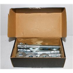 BOX OF 10 WEDGE ANCHORS DRILL SIZE 1/2"