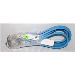 LOT OF 4 20" BLUE SNAP HOOKER TIE DOWNS