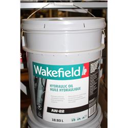5GAL PAIL OF WAKEFIELD HYDRAULIC OIL AW-22