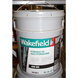 5GAL PAIL OF WAKEFIELD HYDRAULIC OIL AW-22