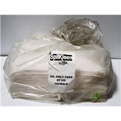 BAG OF 100 SPILL KLEEN OIL ONLY PADS