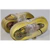 Image 1 : LOT OF 2 20FT HEAVY DUTY RATCHET STRAP WORKING