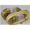 Image 1 : LOT OF 2 20FT HEAVY DUTY RATCHET STRAP WORKING