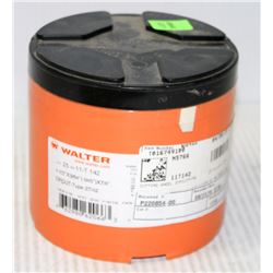 LOT OF 7 WALTER CUTTING WHEELS. 4 1/2" X 3/64" X