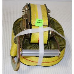 2" X 30FT HEAVY DUTY RATCHET STRAP W/  "D" RING