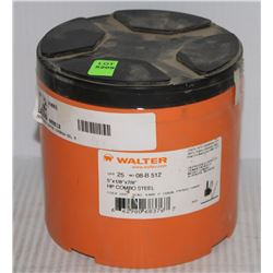 LOT OF 25 WALTER 5 X 1/8 X 7/8 HP COMBO WHEELS