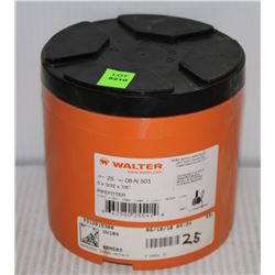 LOT OF 25 WALTER 5 X 3/32 X 7/8 PIPEFITTER