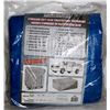 Image 1 : KLETON STANDARD DUTY BLUE POLY TARP 20FT X 30 FT