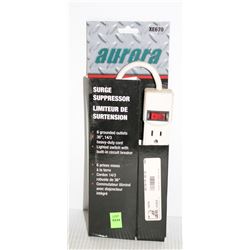 AURORA SURGE SUPRESSER 6 GROUNDED OUTLETS, 36"