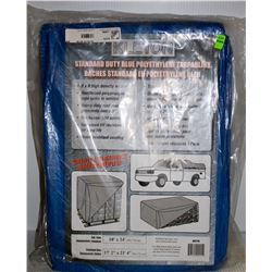 KLETON STANDARD DUTY BLUE POLY TARP 18FT X 24FT