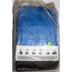 TAYMOR BLUE POLY TARP 18FT X 20FT
