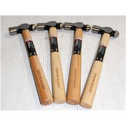 LOT OF 4 AURORA BALLPEIN HAMMERS 8OZ