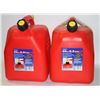 Image 1 : LOT OF 2 SELF VENTING FUEL CANS, 20 LITRE