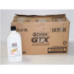 CASE OF 12 CASTROL SAE 5W-20 MOTOR OIL