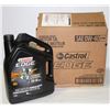Image 1 : CASE OF CASTROL EDGE SAE 0W-40 MOTOR OIL, THREE