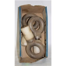 LOT OF 3 GRAY 1 1/4" I BOLTS