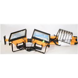 2 LAMP HALLOGEN WORK LIGHT WITH TRIPOD