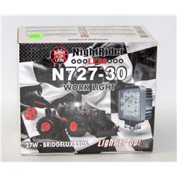 NIGHTRIDER LED WORK LIGHT NUMBER N727-30, 27WATT