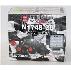 NIGHTRIDER LED WORK LIGHT NUMBER N727-30, 27WATT