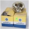 Image 1 : LOT OF 4 GE ALL GLASS SEALED BEAM LAMPS 12V, 30W