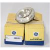 Image 1 : LOT OF 4 GE ALL GLASS SEALED BEAM LAMPS