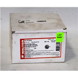 BOX OF WALTER  MOUNTED FLAP WHEELS GR.40