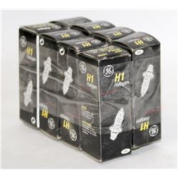 LOT OF 8 GE H1 HALOGEN 24V 70W REPLACEMENT BULBS