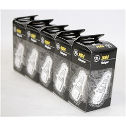 LOT OF 5 GE 9004 HALOGEN  12V 65/45W HB1