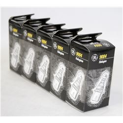 LOT OF 5 GE 9004 HALOGEN  12V 65/45W HB1