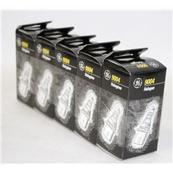 LOT OF 5 GE 9004 HALOGEN  12V 65/45W HB1