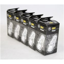 LOT OF 5 GE 9004 HALOGEN  12V 65/45W HB1
