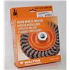 Image 1 : LOT OF 2 WALTER WIRE WHEEL BRUSHES KNOT TWISTED