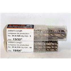 WALTER HIGH PERFORMANCE HSS DRILL BITS