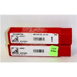 LOT OF 2 DORMER TAPS 1-8 PLUG HSS UNC