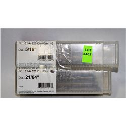 WALTER HIGH PERFORMANCE HSS DRILL BITS JOBBERS