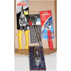 FLAT OF ASSORTED NEW HAND TOOLS