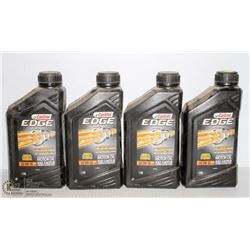 FOUR 1L BOTTLES OF CASTROL EDGE SAE 0W-30 SYNTHETC