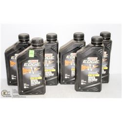 SIX 1L BOTTLES OF CASTROL EDGE SAE 5W-40