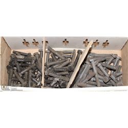 BOX OF ASSORTED HEX BOLTS