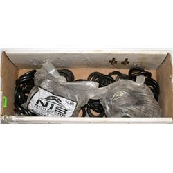 LOT OF LOCKING & REGULAR WASHERS, VARIOUS SIZES