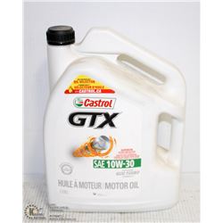 5 LITRE JUG OF CASTROL GTX SAE 10W-30 MOTOR OIL