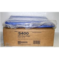 CASE OF ULTRATEC ULTRA-AQUA BAGS, 15 PER CASE